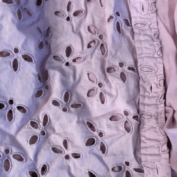 J. Crew pink shirt & camisole with eyelet design - Picture 2 of 4